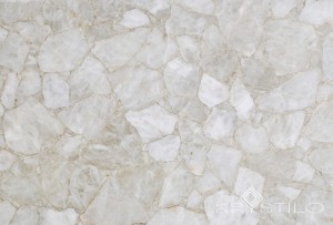 White quartz stone