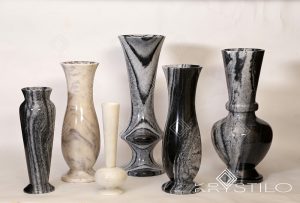 marble vases